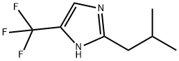 2-isobutyl-5-(trifluoromethyl)-1H-imidazole,33469-27-1,结构式