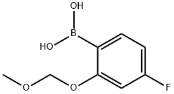 4-Fluoro-2-(methoxymethoxy)phenylboronic acid Struktur