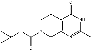 tert-butyl 4-hydroxy-2-methyl-5H,6H,7H,8H-pyrido[3,4-d]pyrimidine-7-carboxylate 结构式