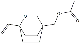 (1-乙烯基-2-氧杂双环[2.2.2]辛-4-基)乙酸甲酯, 340023-02-1, 结构式