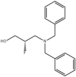 (S)-3-(Dibenzylamino)-2-Fluoropropan-1-Ol Structure