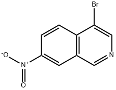 4-bromo-7-nitroisoquinoline Struktur