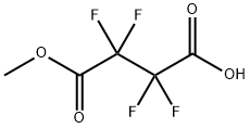 四氟丁二酸单甲酯,356-33-2,结构式
