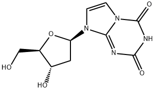 8-(2-Deoxy-b-D-ribofuranosyl)-imidazo[1,2-a]-1,3,5-triazine-2,4(3H,8H)-dione Struktur