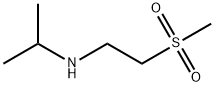 (2-甲磺酰乙基)(丙烷-2-基)胺 结构式