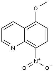 Quinoline, 5-methoxy-8-nitro- Struktur