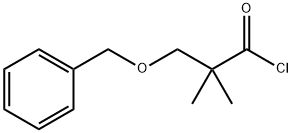 3-苄氧基-2,2-二甲基丙酰氯,36881-15-9,结构式