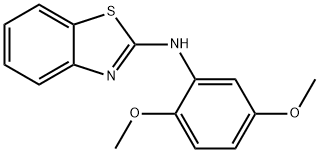 N-(2,5-dimethoxyphenyl)-1,3-benzothiazol-2-amine Structure