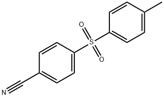4-(toluene-4-sulfonyl)benzonitrile Struktur