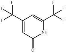 2(1H)-Pyridinone, 4,6-bis(trifluoromethyl)- Structure