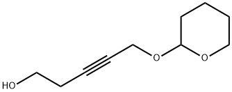 3-Pentyn-1-ol, 5-[(tetrahydro-2H-pyran-2-yl)oxy]-,38996-32-6,结构式