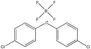 二(4-氯苯基)四氟硼酸碘98.00% 结构式
