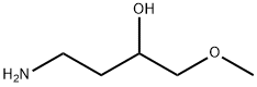 4-氨基-1-甲氧基丁烷-2-醇, 39754-69-3, 结构式