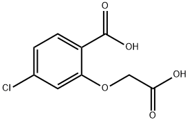 Benzoicacid,2-(carboxymethoxy)-4-chloro- Struktur