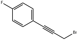 1-(3-Bromoprop-1-yn-1-yl)-4-fluorobenzene 化学構造式