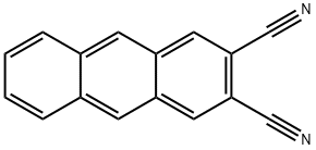 アントラセン-2,3-ジカルボニトリル 化学構造式