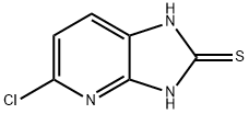 5-氯-1H,2H,3H-咪唑并[4,5-B]吡啶-2-硫酮,40851-97-6,结构式