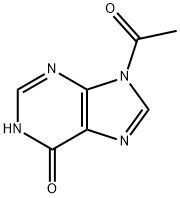 9-乙酰基-1,9-二氢-6H-嘌呤-6-酮,408531-05-5,结构式