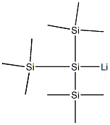 Lithium, [2,2,2-trimethyl-1,1-bis(trimethylsilyl)disilanyl]- Struktur