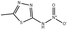 1,3,4-Thiadiazol-2-amine, 5-methyl-N-nitro- Structure