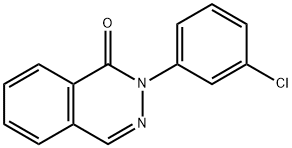 2-(3-氯苯基)酞嗪-1(2H)-酮, 412339-43-6, 结构式