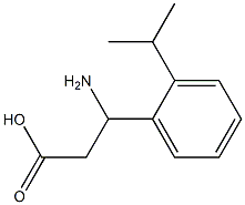 3-AMINO-3-(2-ISOPROPYL-PHENYL)-PROPIONIC ACID Struktur