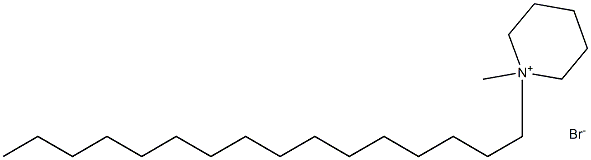 PIPERIDINIUM, 1-HEXADECYL-1-METHYL-, BROMIDE Structure