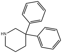 3,3-diphenylpiperidine,4238-70-4,结构式