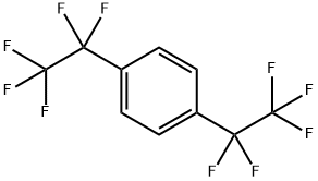 Benzene, 1,4-bis(1,1,2,2,2-pentafluoroethyl)- Structure