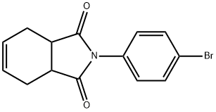 2-(4-bromophenyl)-3a,4,7,7a-tetrahydro-1H-isoindole-1,3(2H)-dione Structure