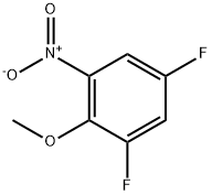 1,5-二氟-2-甲氧基-3-硝基苯, 441-31-6, 结构式