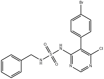 N-[5-(4-bromophenyl)-6-chloro-4-pyrimidinyl]-N'-benzyl-sulfamide
