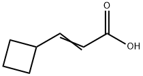 3-cyclobutylacrylic acid Structure