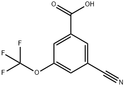 Benzoic acid, 3-cyano-5-(trifluoromethoxy)-,453565-91-8,结构式