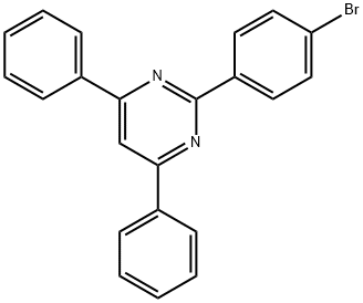 2-(4-溴苯基)-4,6-二苯基嘧啶,457613-56-8,结构式