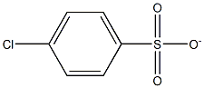 p-クロロベンゼンスルホナート 化学構造式