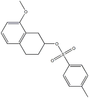 8-methoxy-1,2,3,4-tetrahydronaphthalen-2-yl 4-methylbenzenesulfonate,460740-20-9,结构式