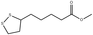 1,2-Dithiolane-3-pentanoic acid, methyl ester Structure