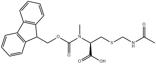 (2R)-3-(acetamidomethylsulfanyl)-2-[9H-fluoren-9-ylmethoxycarbonyl(methyl)amino]propanoic acid|(2R)-3-(acetamidomethylsulfanyl)-2-[9H-fluoren-9-ylmethoxycarbonyl(methyl)amino]propanoic acid