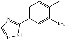 2-甲基-5-(4H-1,2,4-三唑-3-基)苯胺,482344-75-2,结构式