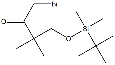 1-bromo-4-((tert-butyldimethylsilyl)oxy)-3,3-dimethylbutan-2-one Structure