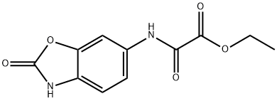 ethyl 2-oxo-2-(2-oxo-2,3-dihydrobenzo[d]oxazol-6-ylamino)acetate 结构式