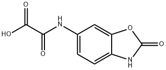 2-oxo-2-(2-oxo-2,3-dihydrobenzo[d]oxazol-6-ylamino)acetic acid Structure