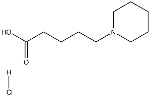 5-(piperidin-1-yl)pentanoic acid hydrochloride Struktur
