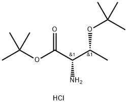 (2S,3R)-tert-Butyl 2-amino-3-(tert-butoxy)butanoate hydrochloride Structure