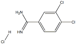 3,4-二氯苄脒盐酸盐, 50292-25-6, 结构式