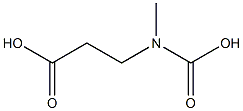 3-((羧甲基)氨基)丙酸 结构式