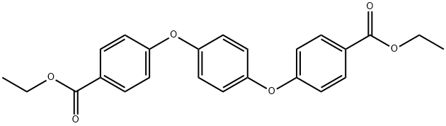 1,4-Bis-(p-carboethoxyphenoxy)-benzol 结构式