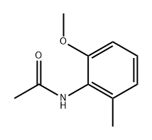 N-(2-甲氧基-6-甲基苯基)乙酰胺, 50868-76-3, 结构式