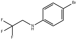 4-bromo-N-(2,2,2-trifluoroethyl)aniline 化学構造式